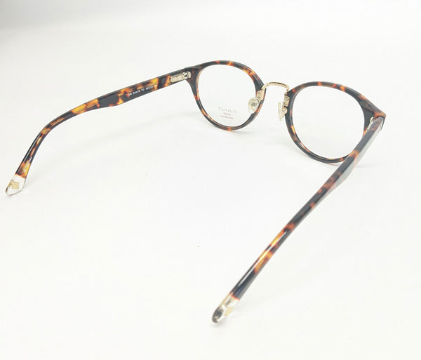 GANT RUGGER Men's Round Dante Eyeglass Frames 50-25-145  -Tortoise NEW
