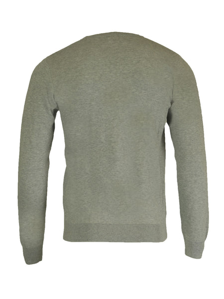 GANT Men's Grey Melange O1 Double Face V-Neck Sweater 8030001 $160 NWT