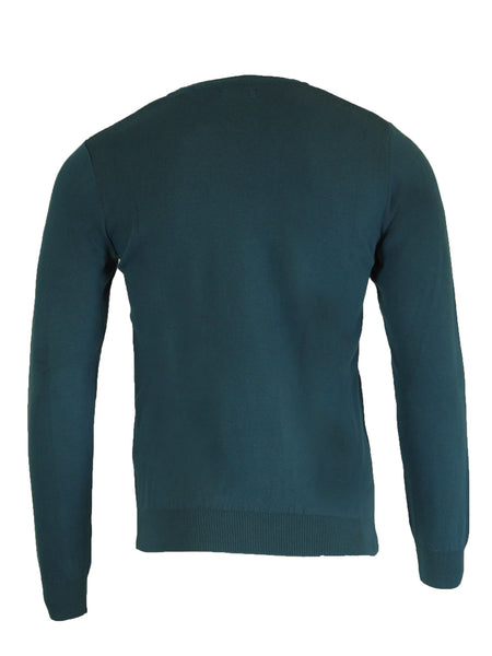 GANT Men's Ink Blue O1 Double Face V-Neck Sweater 8030001 $160 NWT