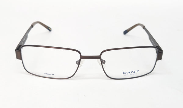 GANT Men's Full Frames G3013 Eyeglass Frames 53-18-145  -Satin Brown NEW
