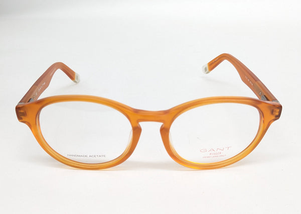 GANT RUGGER Men's Round GR103 Eyeglass Frames 48-17-145  -Matte Orange NEW