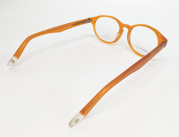 GANT RUGGER Men's Round GR103 Eyeglass Frames 48-17-145  -Matte Orange NEW