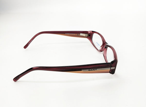 GANT Women's Rectangular Selma Eyeglass Frames 53-16-135 -Burgundy  NEW