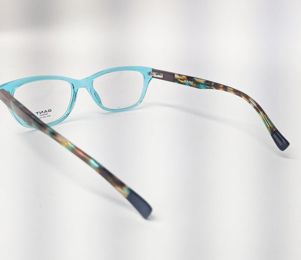 GANT Women's GW4005 Cateye Eyeglass Frames 51-16-140- Aqua  NEW