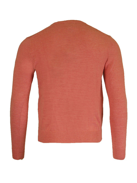 GANT Men's Coral Natural Cotton V-Neck Sweater 83052 Size Medium $135 NWT