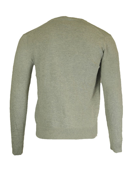 GANT Men's Light Grey Natural Cotton V-Neck Sweater 83052 Size Medium $135 NWT