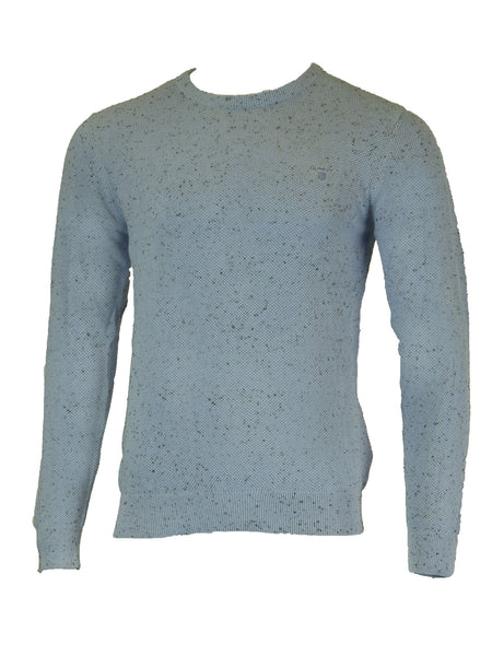 GANT Men's Capri Blue O1 Pique Neps Crew 8030004 $145 NWT