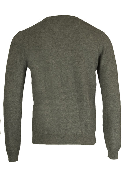 Gant Men's O2 College V-Neck Sweater, Medium, Dark Grey Melange