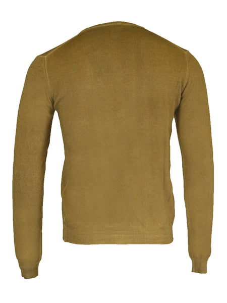 GANT Men's Warm Khaki O2 Washed Merino V-Neck Sweater 88562 $170 NWT