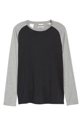 GANT DIAMOND G Men's Black Stadium Raglan Top 2070004 Size M $98 NWT