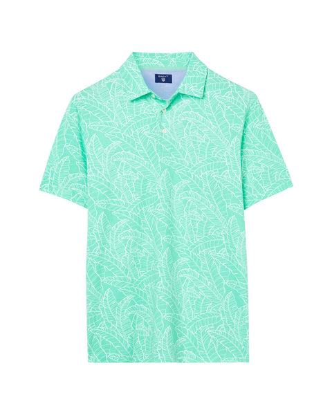 GANT Men's Banana Leaf Print Short Sleeve Rugger 222186 Size M $115 NWT