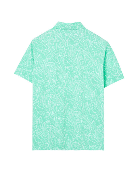 GANT Men's Banana Leaf Print Short Sleeve Rugger 222186 Size M $115 NWT