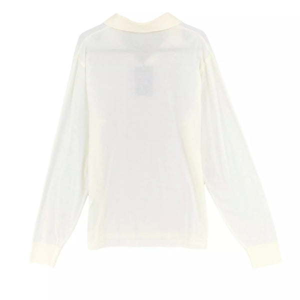 GANT Men's Eggshell Fine Jersey Long Sleeve Rugger Polo 225411 Size M NWT