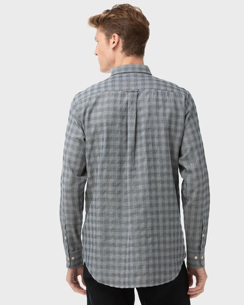GANT Evening Blue Dobby Weave Button Down Shirt 3005360 Size M NWT