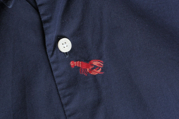 GANT Classic Blue Lobster Fil Coupe Button Down Shirt 3007331 Size M NWT