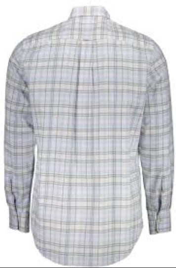 GANT Hamptons Blue Winter Twill Heather Button Down Shirt 3011430 Size M NWT