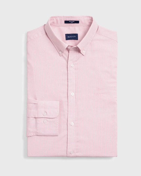 GANT Pink Rose Tech Prep Royal Slim Button Down Shirt 3015332 Size M NWT