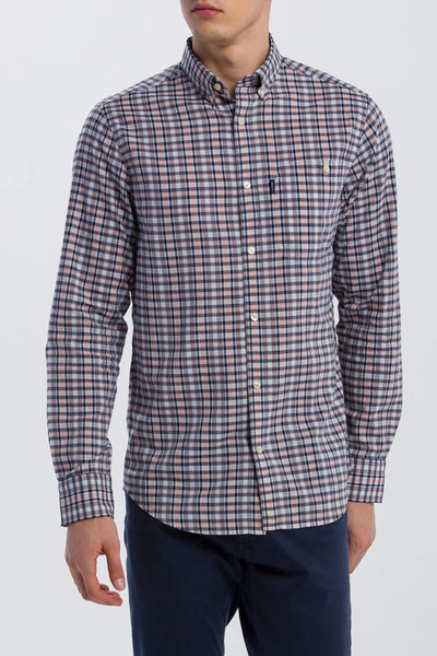 GANT Summer Rose Indigo Check Button Down Shirt 3015830 Size M NWT