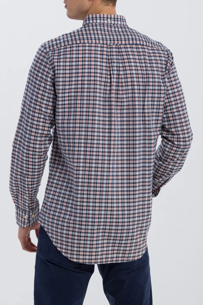 GANT Summer Rose Indigo Check Button Down Shirt 3015830 Size M NWT