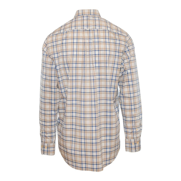 GANT Dry Sand Tech Prep Broadcloth Regular Fit Check Shirt 3018230 Size M NWT