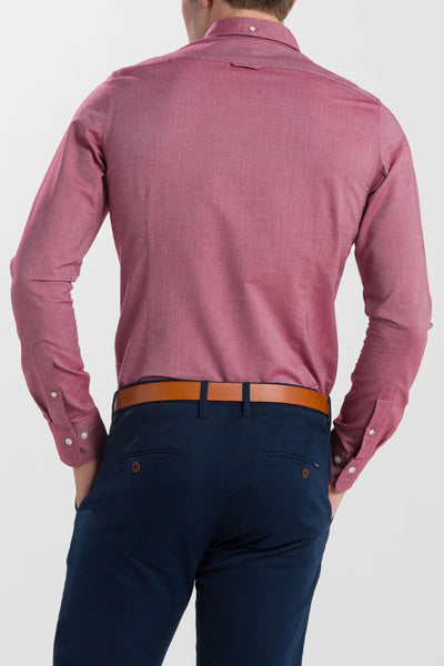 GANT Men's Winter Wine X-Slim Fit Oxford Button Down Shirt 3046008 Size Medium