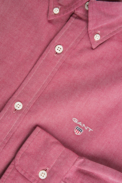 GANT Men's Winter Wine X-Slim Fit Oxford Button Down Shirt 3046008 Size Medium