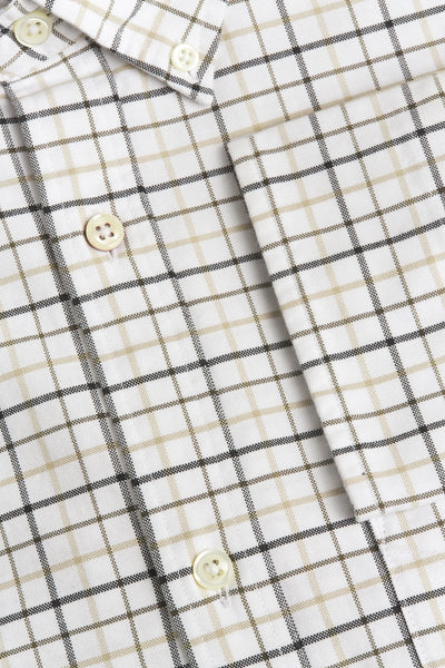 GANT Sea Turtle Beefy Oxford Check Button Down Shirt 3005470 Size M NWT