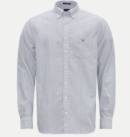 GANT Persian Blue Oxford Banker Button Down Shirt 3056700 Size M NWT