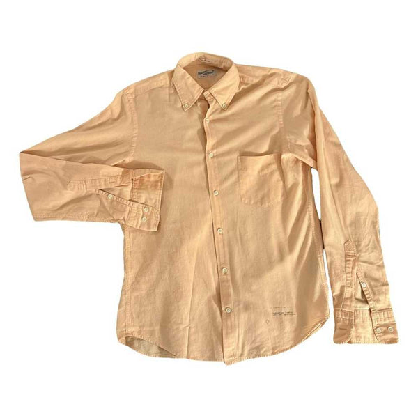 GANT RUGGER Pale Pistil Selvage Madras Chambray Slim Fit Shirt 3080122 Size M