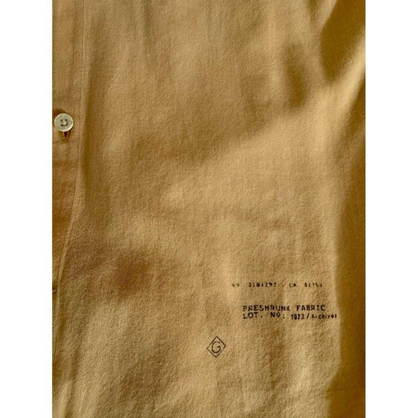 GANT RUGGER Pale Pistil Selvage Madras Chambray Slim Fit Shirt 3080122 Size M