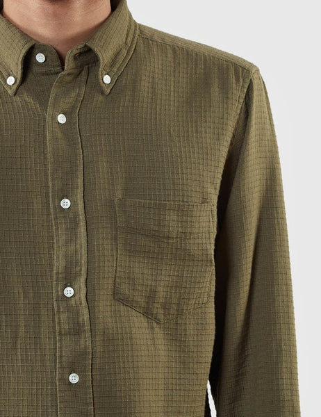 GANT RUGGER Men's Dobby Check Hugger Button Down 344970 Size M $145 NWT