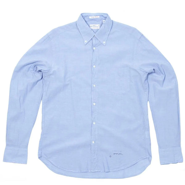 GANT RUGGER Men's Capri Blue Selvedge Madras Shirt 349620 Size X-Small