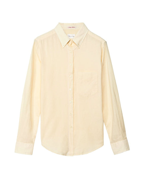 GANT RUGGER Men's Cream Color Sevedge Madras E-Z OBD Shirt 345760