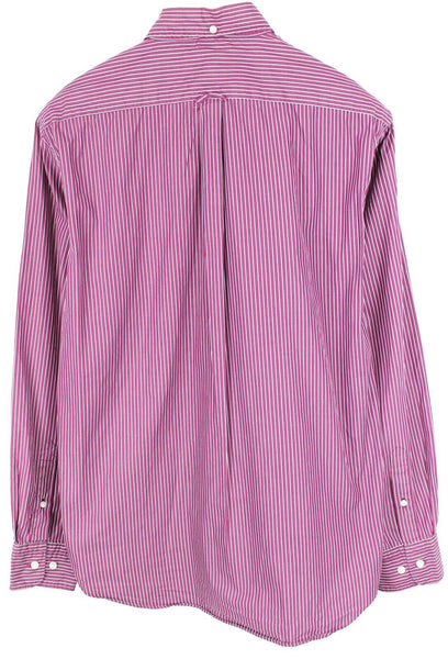 GANT Men's Plum Striped Empire Poplin Button Down Shirt Size Large NWT