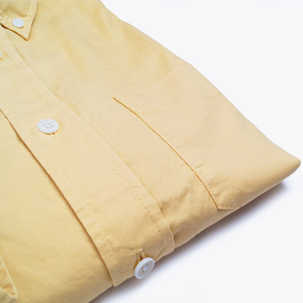 GANT RUGGER Daisy Yellow Organic Oxford Button Down Shirt 362755
