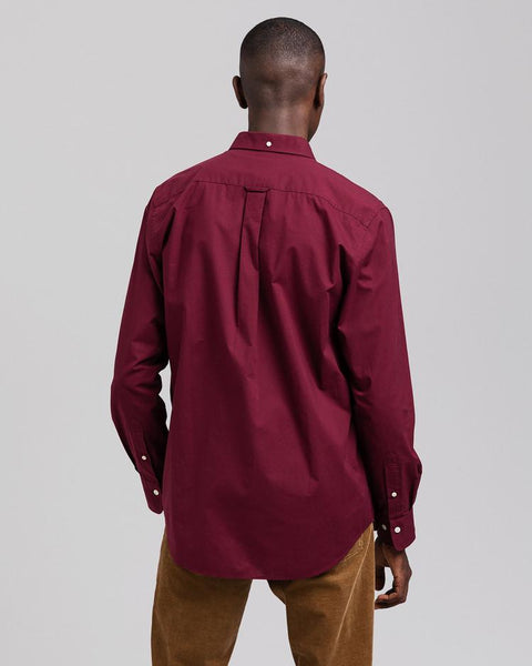 GANT Thunder Red Fitted Comfort Oxford Button Down Shirt 364202 Size M NWT