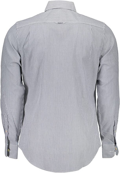 GANT Men's Persian Blue Poplin Banker Town Collar Shirt 371014 Size Medium NWT