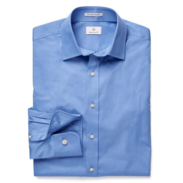 GANT DIAMOND G Men's Plain Sateen Shirt 384102 Size 39 $155 NWT