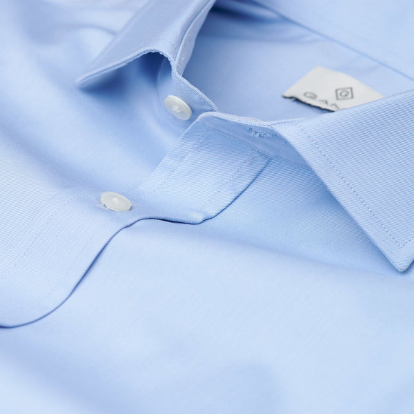 GANT DIAMOND G Men's Fitted Luxe Solid Twill Shirt 385007 Size 39 $225 NWT