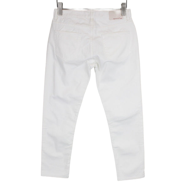 GANT RUGGER Women's Off White Slacker Jeans 410158 $195 NWT