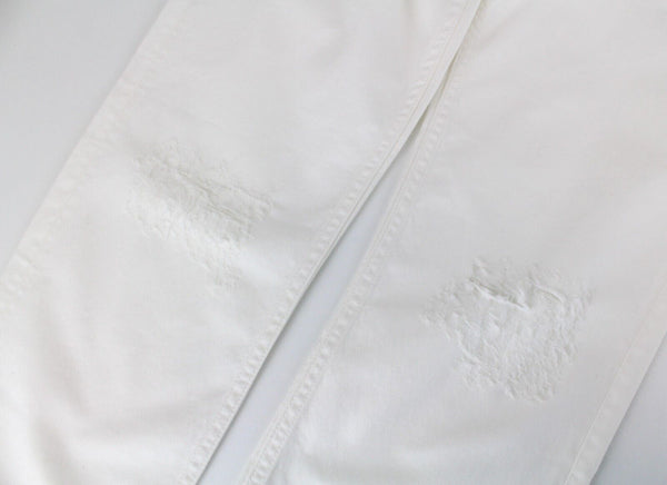 GANT RUGGER Women's Off White Slacker Jeans 410158 $195 NWT