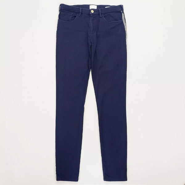 GANT RUGGER Women's Evening Blue Slim Soldier Pants 414844