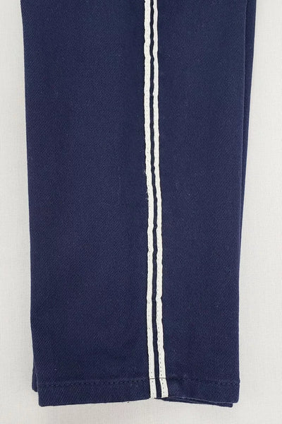 GANT RUGGER Women's Evening Blue Slim Soldier Pants 414844