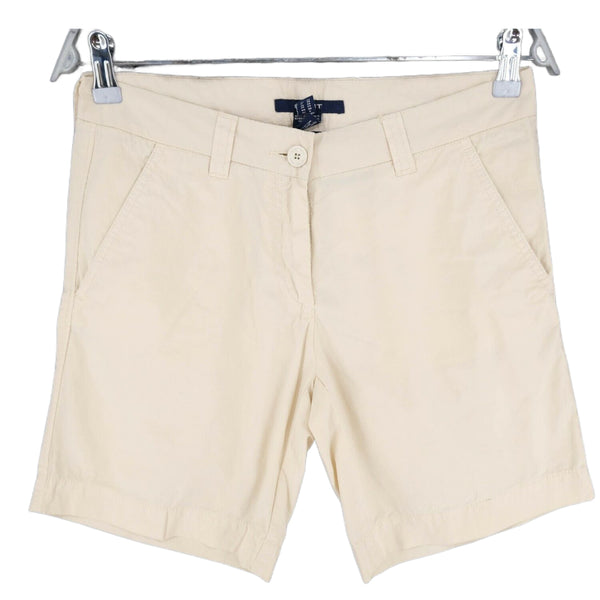 GANT Women's Beige Bright Poplin Shorts 420298 Size 2 NWT