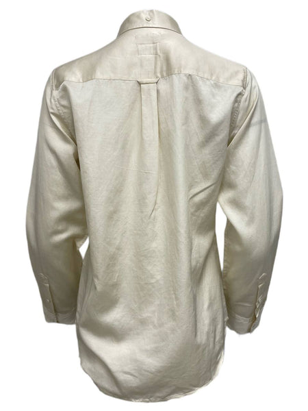 GANT RUGGER Women's Pearl Silk Wester Howdy Shirt 432263 Size X-Small