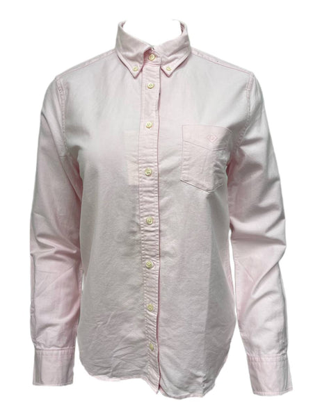 GANT RUGGER DIAMOND G Women's Pastel Pink Perfect Oxford Shirt