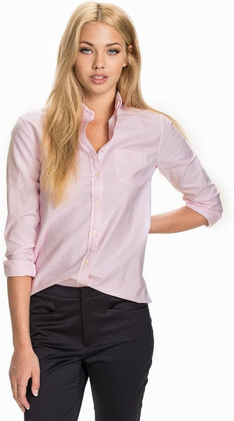 GANT RUGGER DIAMOND G Women's Pastel Pink Perfect Oxford Shirt