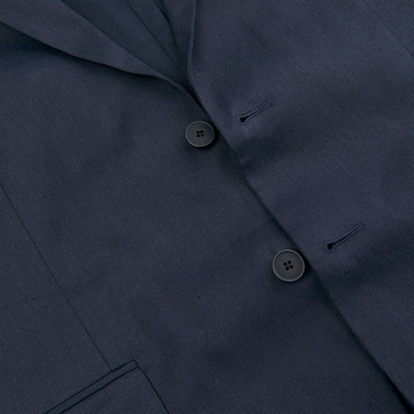 GANT Men's Classic Blue Stretch Linen Blazer 7705019 Size 38 NWT