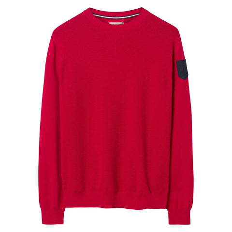 GANT Men's Red LeMans Crew Sweater 8030021 Size Medium