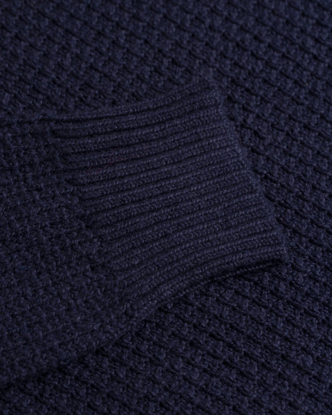 GANT Marine Men's The Texture Sweater 84194 Size M $155 NWT